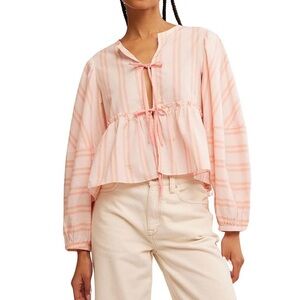 Free People Brunch‎ Babe Blouse, Size XSMALL
